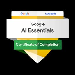Google AI Essentials zertifiziert